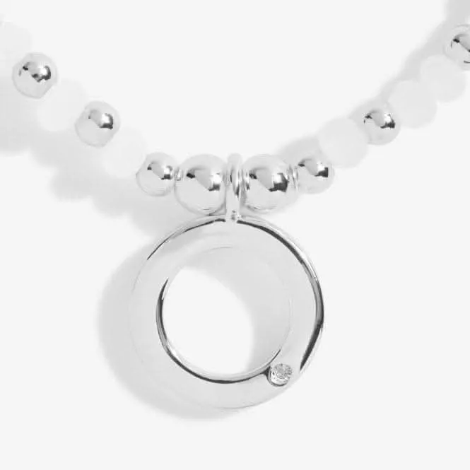 Colour Pop A Little Good Karma Silver 17.5cm Stretch Bracelet 5200