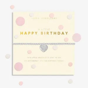 Confetti A Little Happy Birthday Silver Plated Bracelet 8543