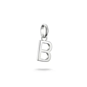 Connect Charm letter B Silver