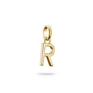 Connect Charm letter R Gold