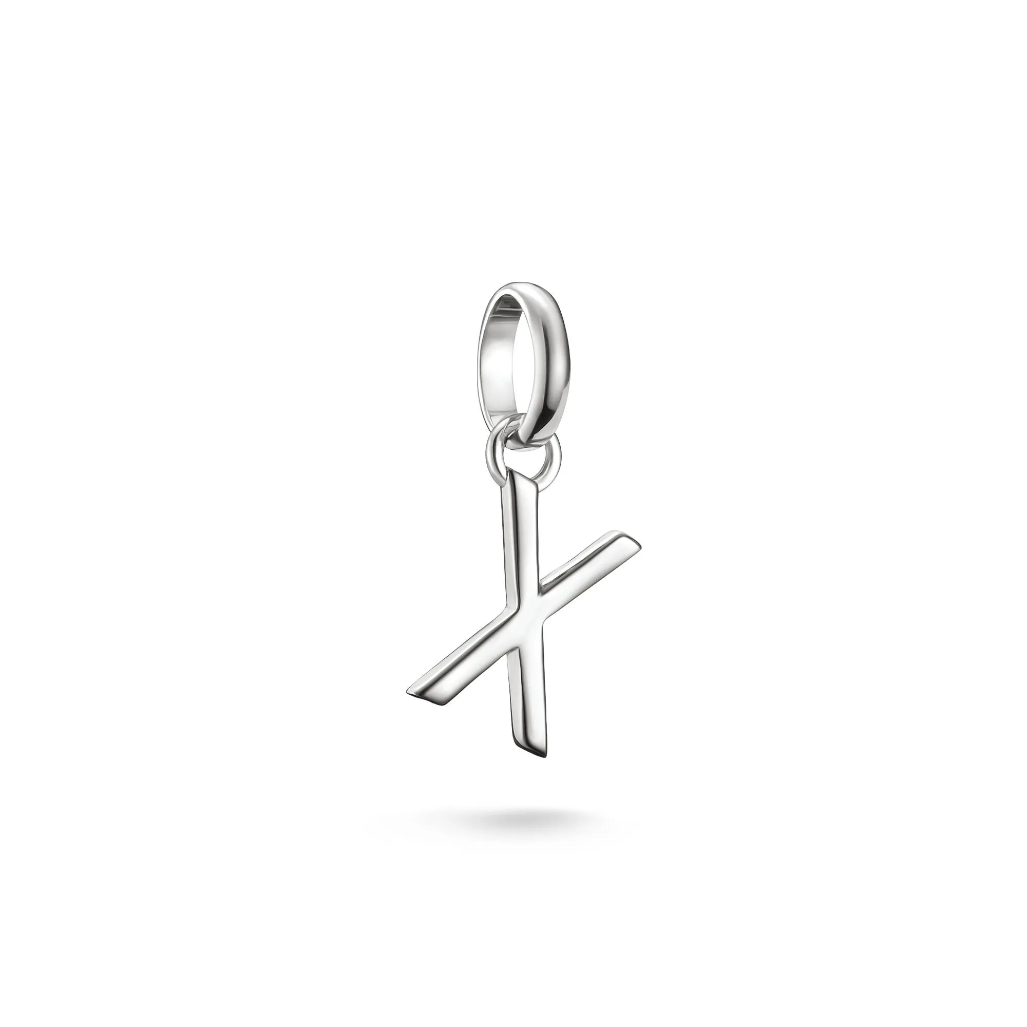 Connect Charm letter X Silver