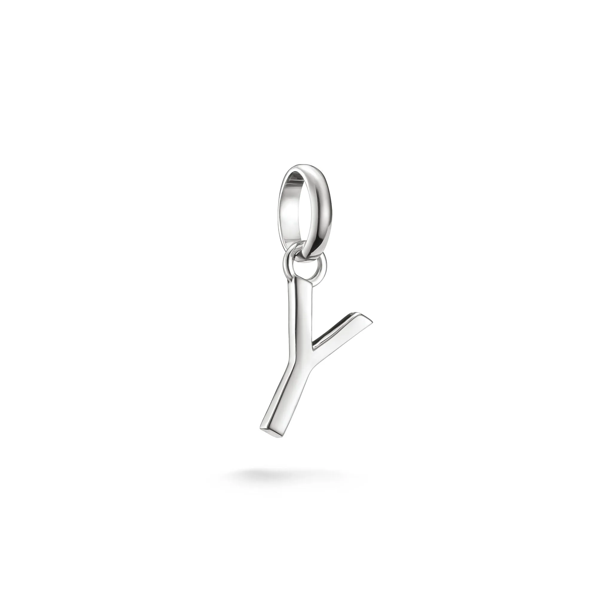 Connect Charm letter Y  Silver