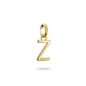 Connect Charm letter Z Gold