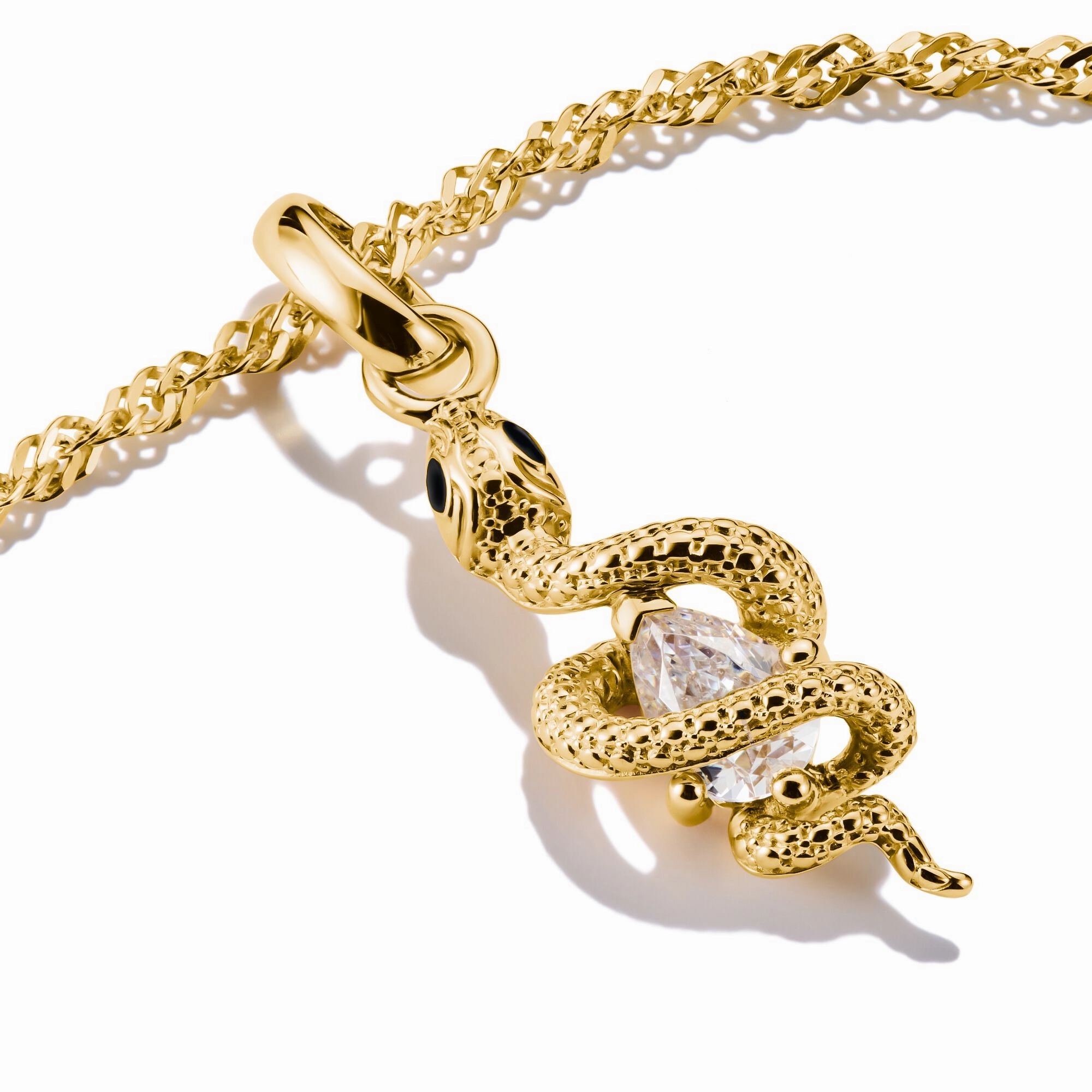 Connect Charm snake Gold