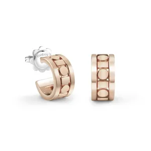 Damiani Belle Epoque Reel 18ct Rose Gold Hoop Earrings