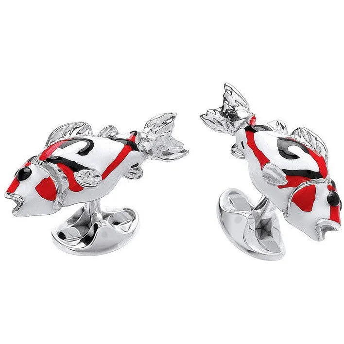 Deakin & Francis Cufflinks Koi Carp