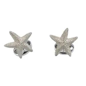 Deakin & Francis Sterling Silver Starfish Cufflinks