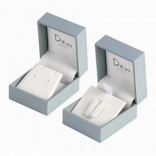Dew Silver Dinky Small Heart With Freshwater Pearl Stud Earrings 3653FP024