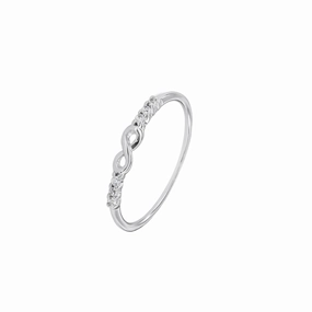 Dew Zirconia Infinity Ring 1884CZ