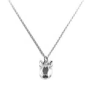 Dog Fever Sterling Silver Bull Terrier Muzzle Necklace