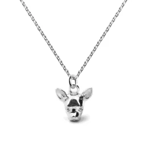 Dog Fever Sterling Silver Chihuahua Muzzle Necklace