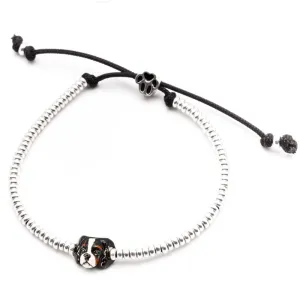 Dog Fever Sterling Silver Enamelled Cavalier King Charles Spaniel Muzzle Bracelet
