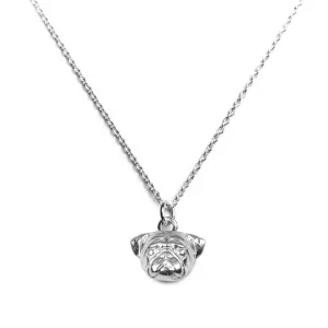 Dog Fever Sterling Silver Pug Necklace