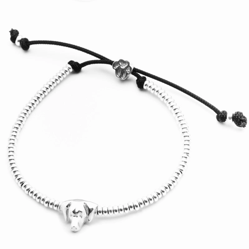 Dog Fever Sterling Silver Weimaraner Muzzle Bracelet