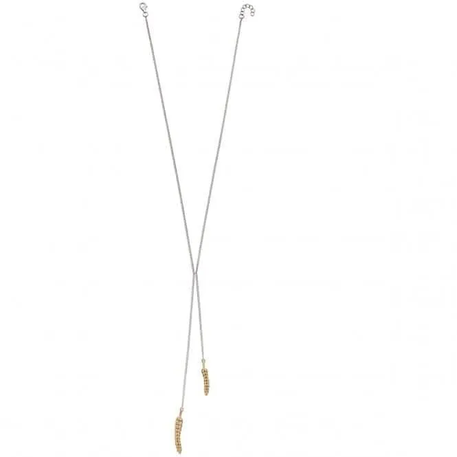 Elements Silver Wheat Necklace N4299