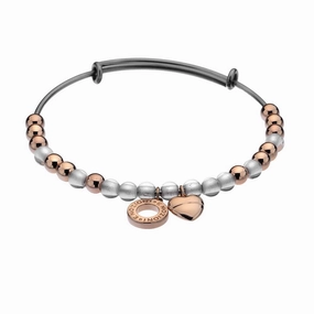 Emozioni Rose Gold and Silver Plated Bracelet