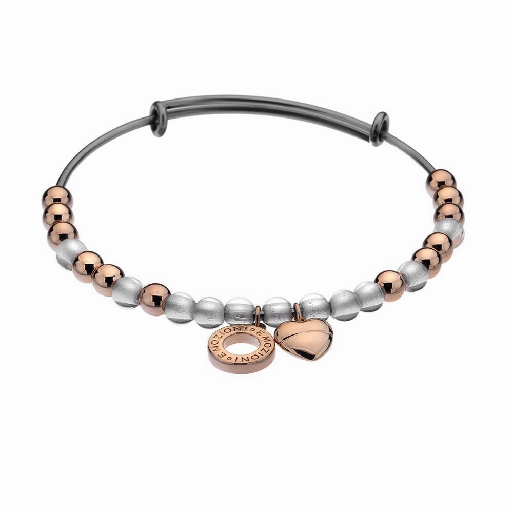 Emozioni Rose Gold and Silver Plated Bracelet