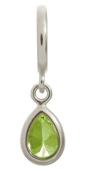 Endless Jewellery Charm Drop Peridot Silver