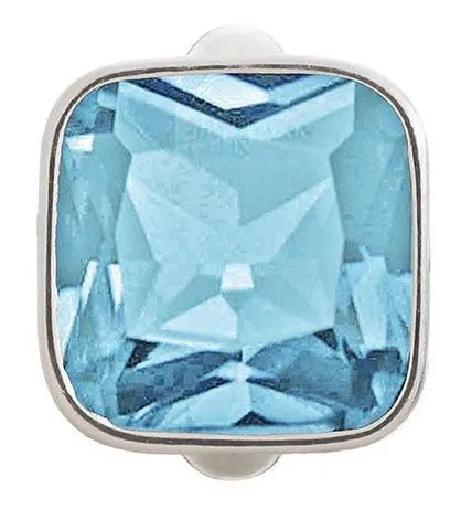 Endless Jewellery Sterling Silver Sky Blue Cube Charm D