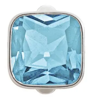 Endless Jewellery Sterling Silver Sky Blue Cube Charm D