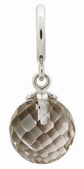 Endless Jewellery Charm Love Drop Smokey Silver