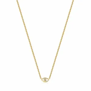Evil Eye Gold Necklace N030-01G