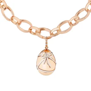 Faberge Heritage Cadeau 18ct Rose Gold Diamond Charm D