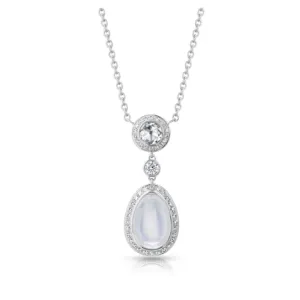 Faberge Imperial Sasha 18ct White Gold Moonstone Pendant