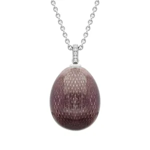 Faberge Pure Violet 18ct White Gold Diamond Pendant