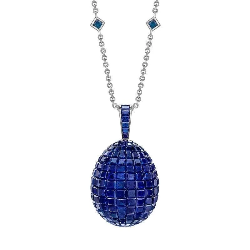 Faberge Treasures Mosaic Sapphire Pendant