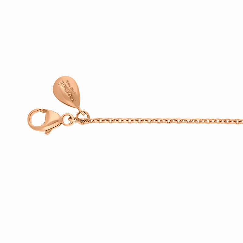 Faberge 18ct Rose Gold 1.3mm 50cm Trace Chain