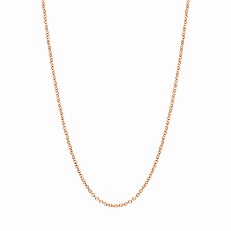 Faberge 18ct Rose Gold 1.3mm 50cm Trace Chain