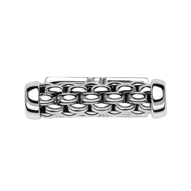 Fope Essentials 18ct White Gold Cufflinks