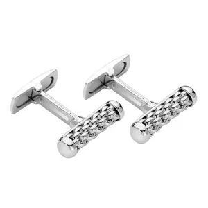 Fope Essentials 18ct White Gold Cufflinks