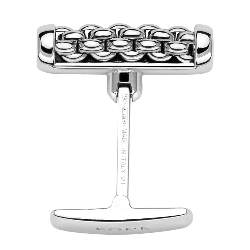 Fope Essentials 18ct White Gold Cufflinks