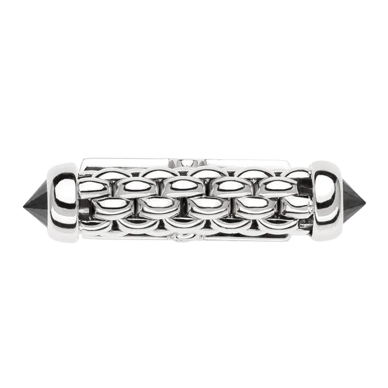 Fope Essentials 18ct White Gold Diamond Cufflinks