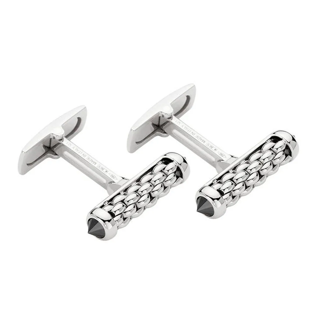 Fope Essentials 18ct White Gold Diamond Cufflinks