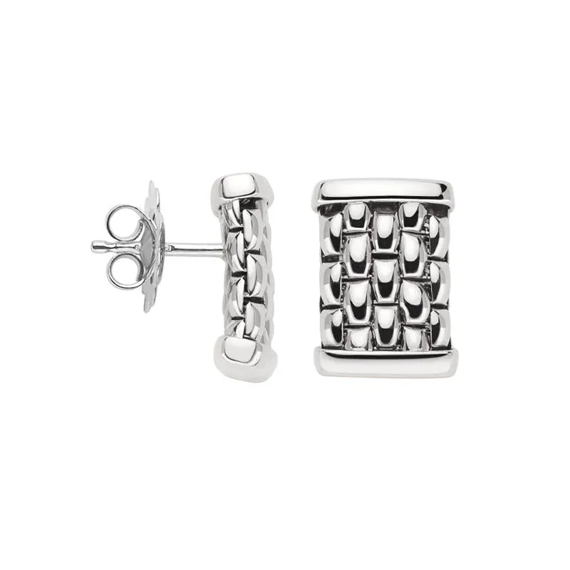 Fope Essentials 18ct White Gold Stud Earrings