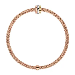 Fope Flex'it Prima 18ct Rose Gold Bracelet