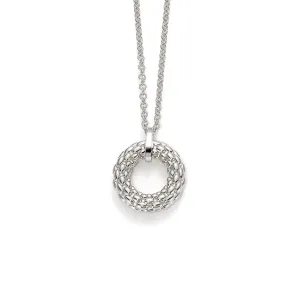 Fope Lovely Daisy 18ct White Gold Necklace