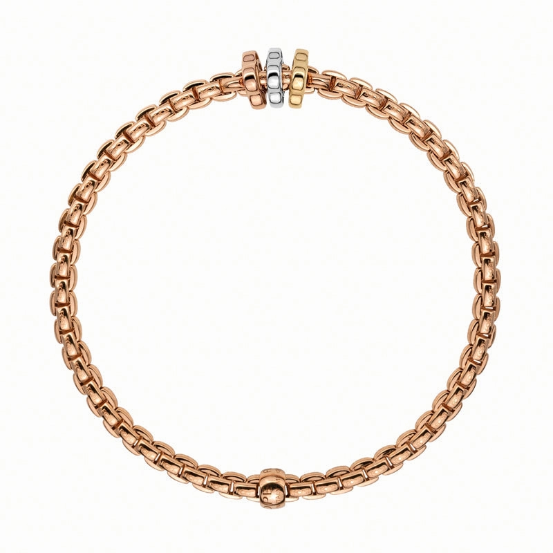 Fope Eka Tiny 18ct Rose Gold Bracelet