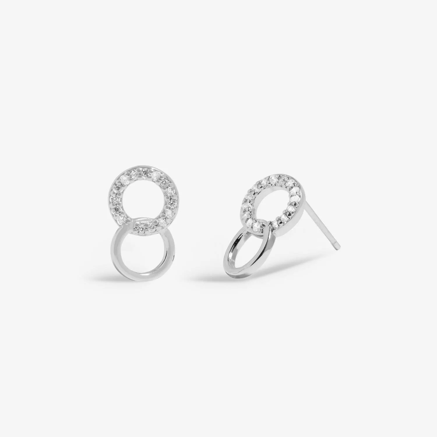 Forever Yours Forever Family Silver Plated Earrings 7508