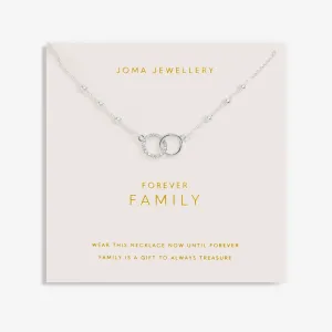 Forever Yours Forever Family Silver Plated Necklace 7489