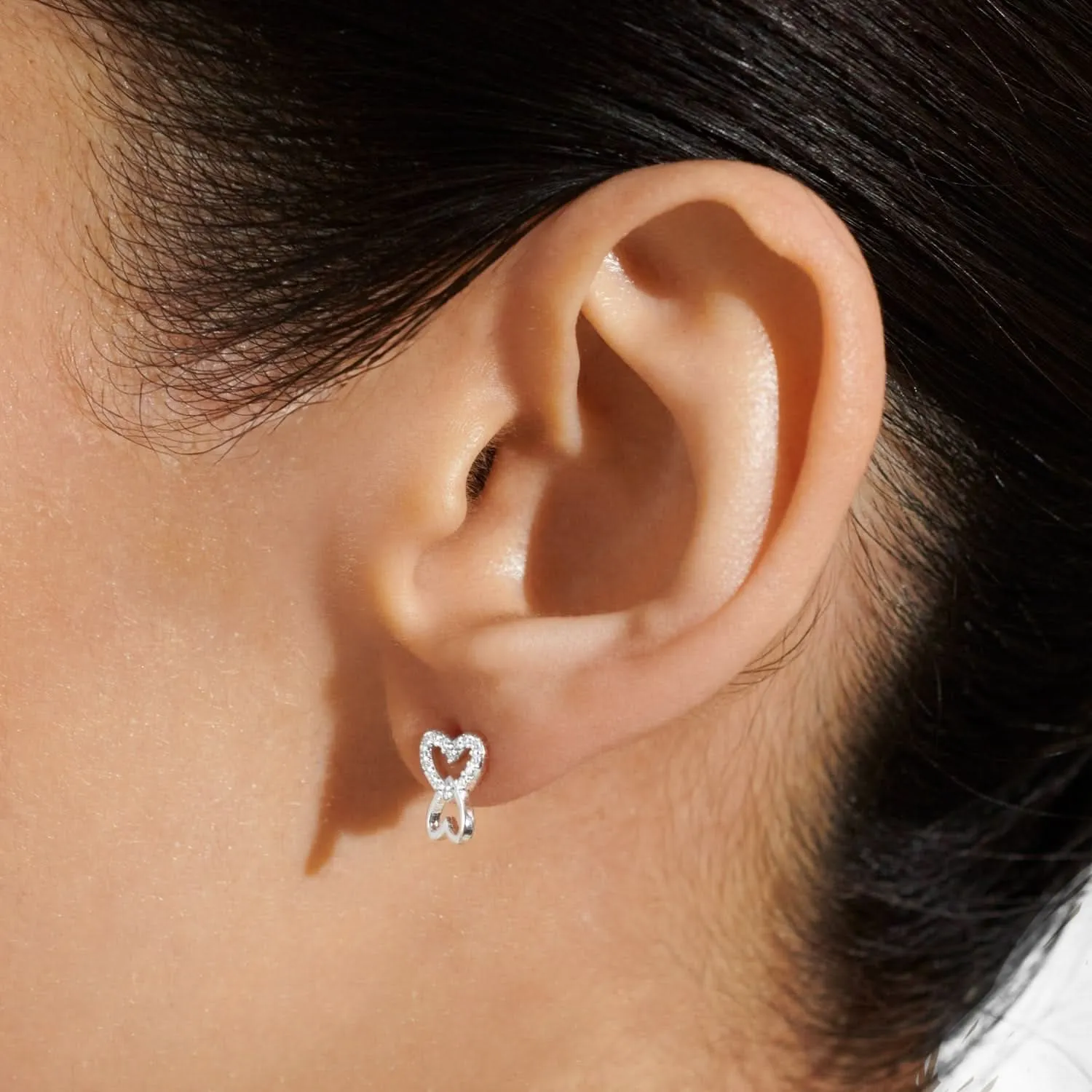 Forever Yours Just For You Birthday Girl Silver Plated Earrings 7505
