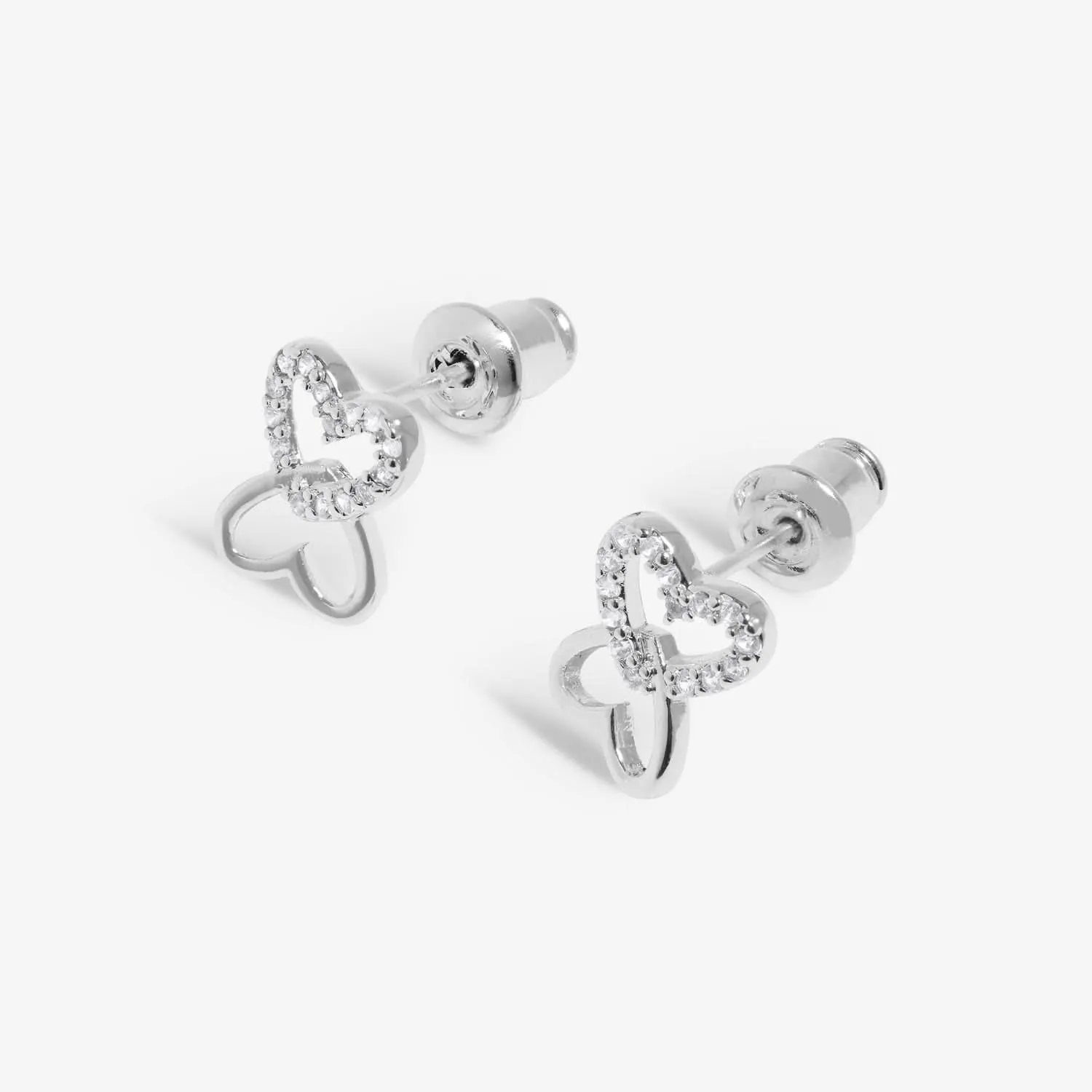 Forever Yours Just For You Birthday Girl Silver Plated Earrings 7505