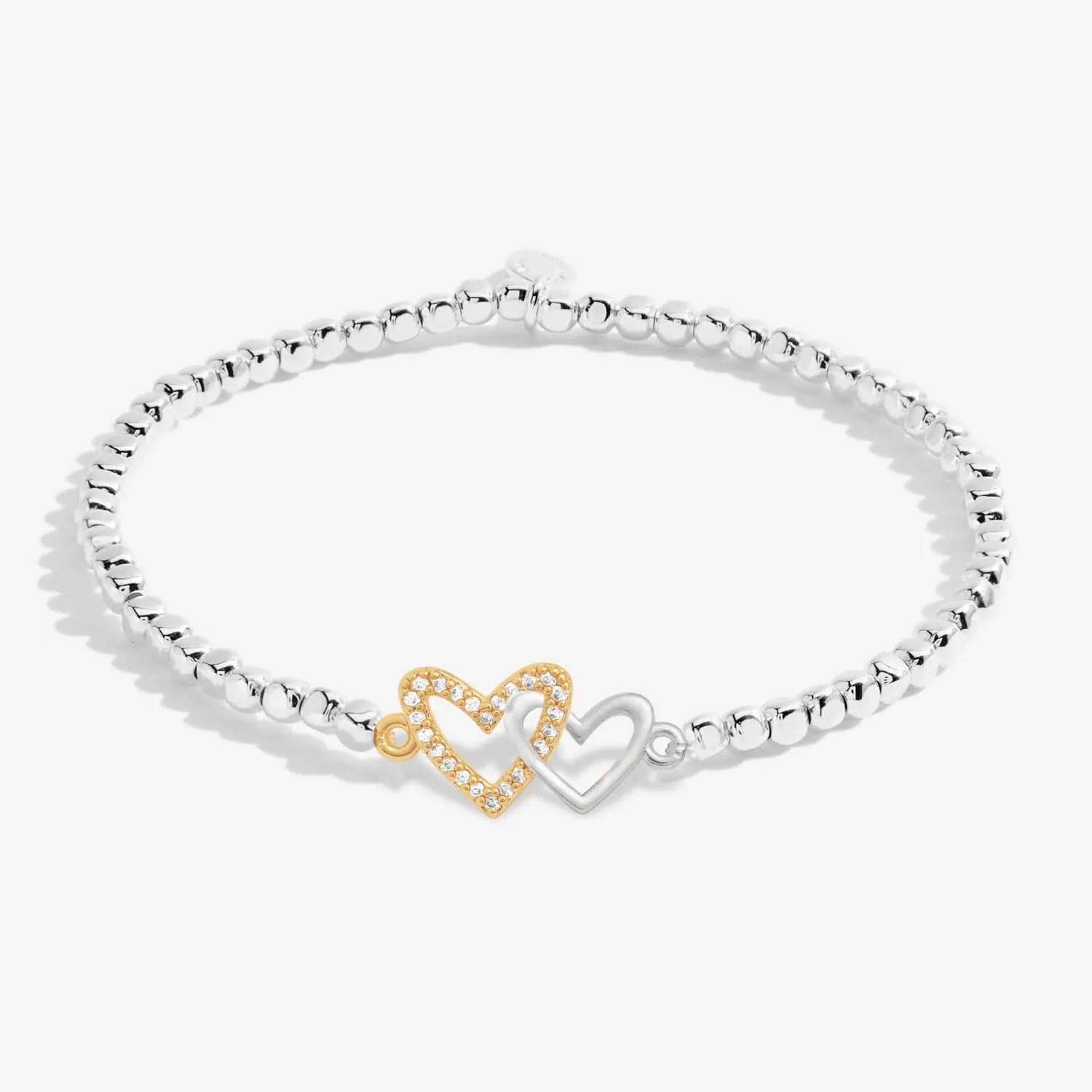 Forever Yours Love You Mum Silver Gold Plated Bracelet 7477