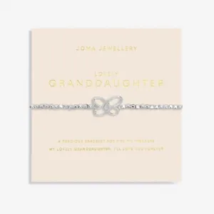 Forever Yours Lovely Grandaughter Silver Plated 17.5cm Bracelet 6880