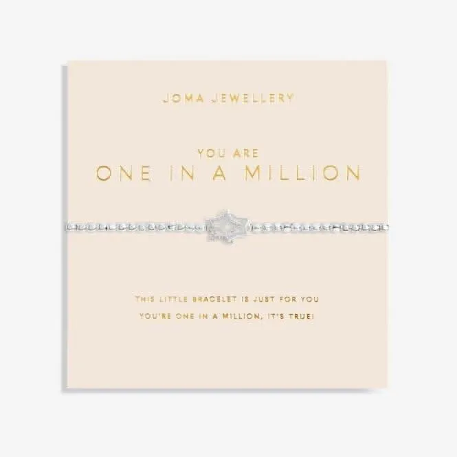 Forever Yours You Are One In A Million Silver 17.5cm Bracelet 6158