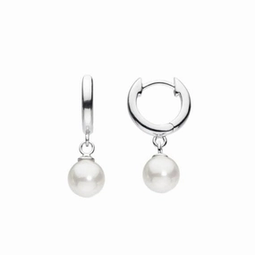 Fresh Water Pearl 11mm Hoop Earrings 57732FP