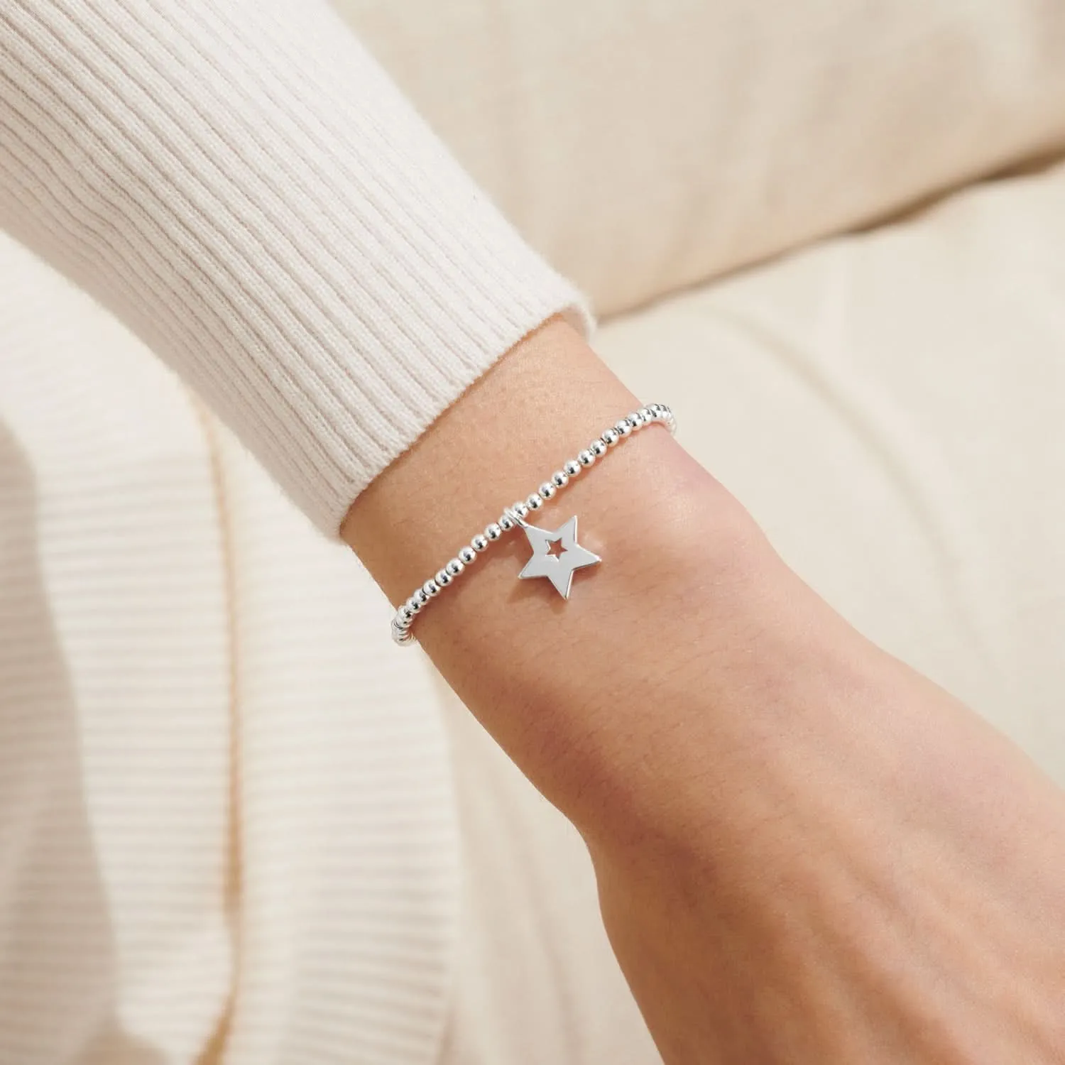 From The Heart Gift Box Happy Birthday Silver Plated Bracelet 7678